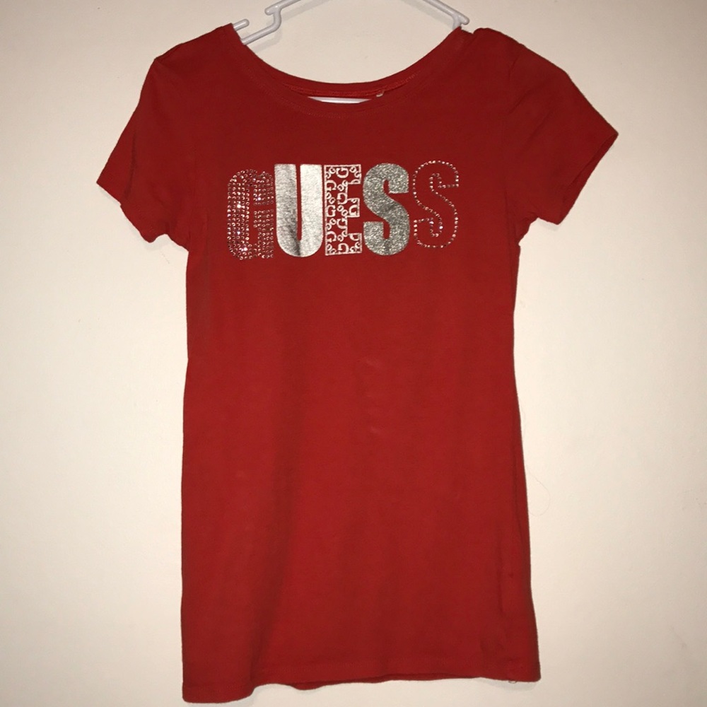 Orange Guess Medium Top